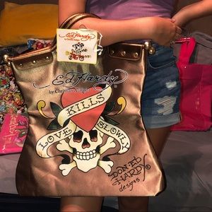 COPY - Ed Hardy by Christian Audigier Tote Bag Pu…